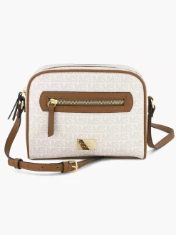 Michael Shannon Witte Schoudertas Print-Dames Online Exclusive Accessoires