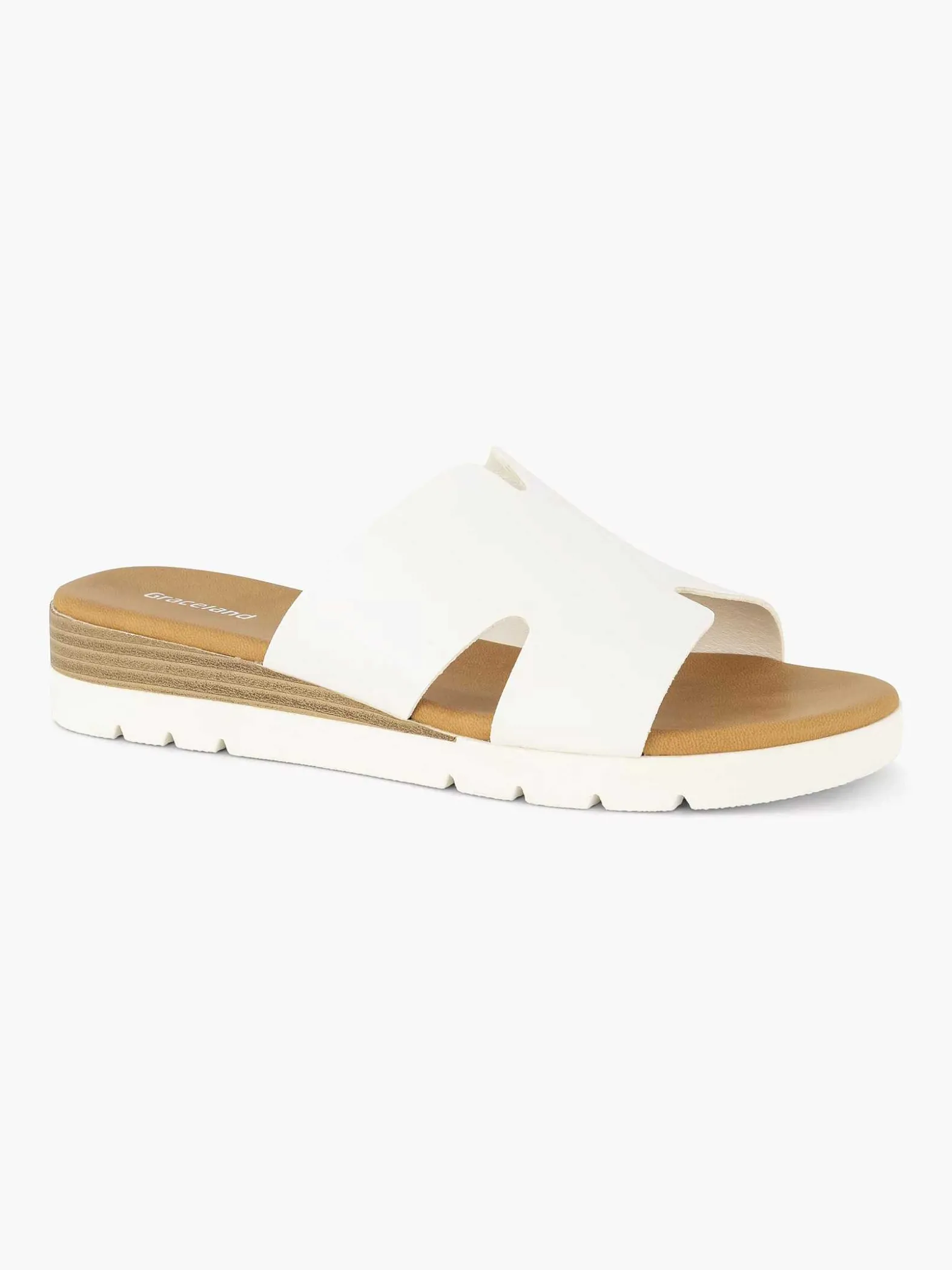 Graceland Witte Slipper-Dames Slippers