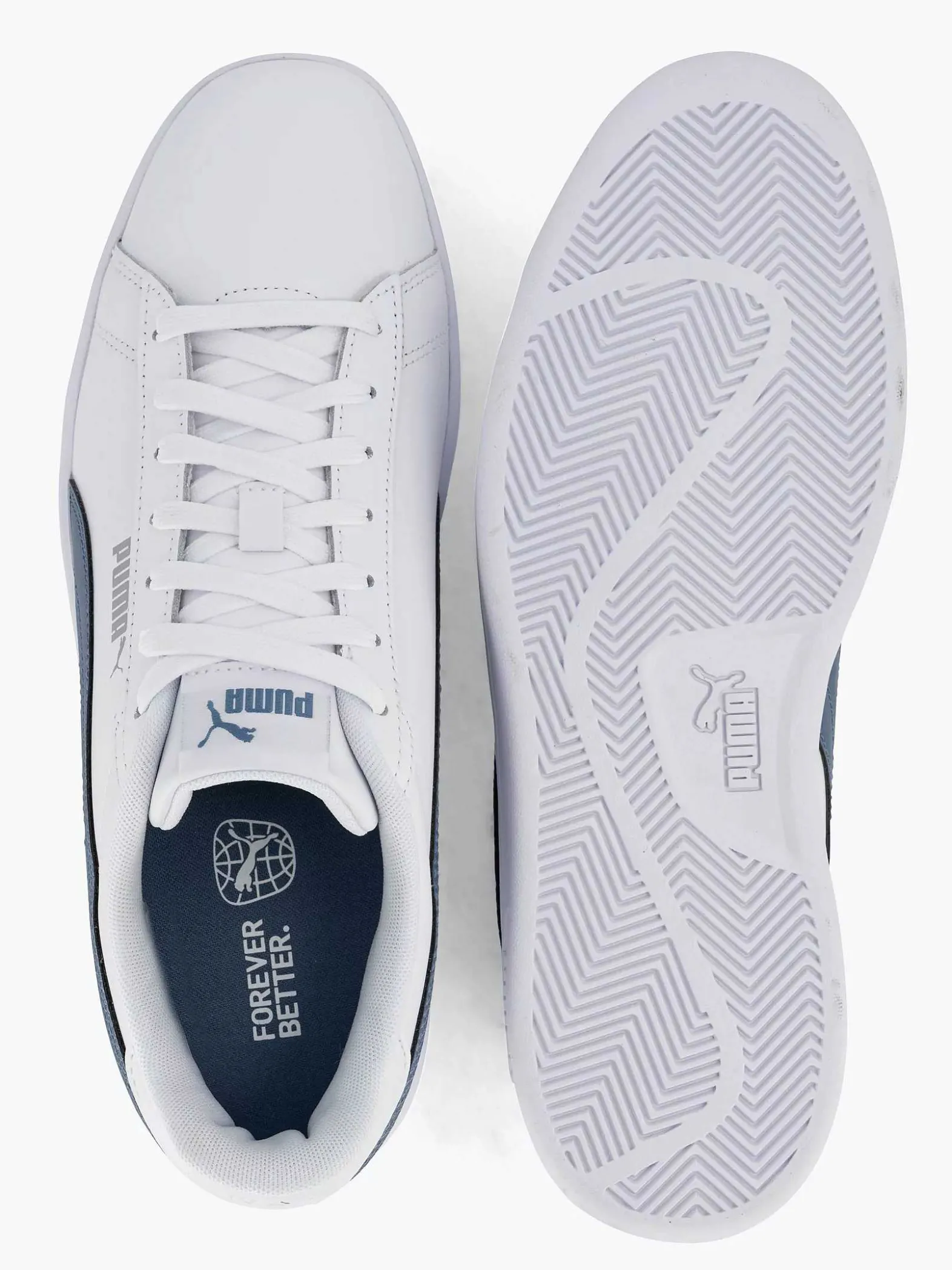 Puma Witte Smash 3.0-Heren Sneakers