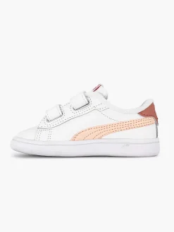 Puma Witte Smash 3.0 L V Inf-Kinderen Jongensschoenen
