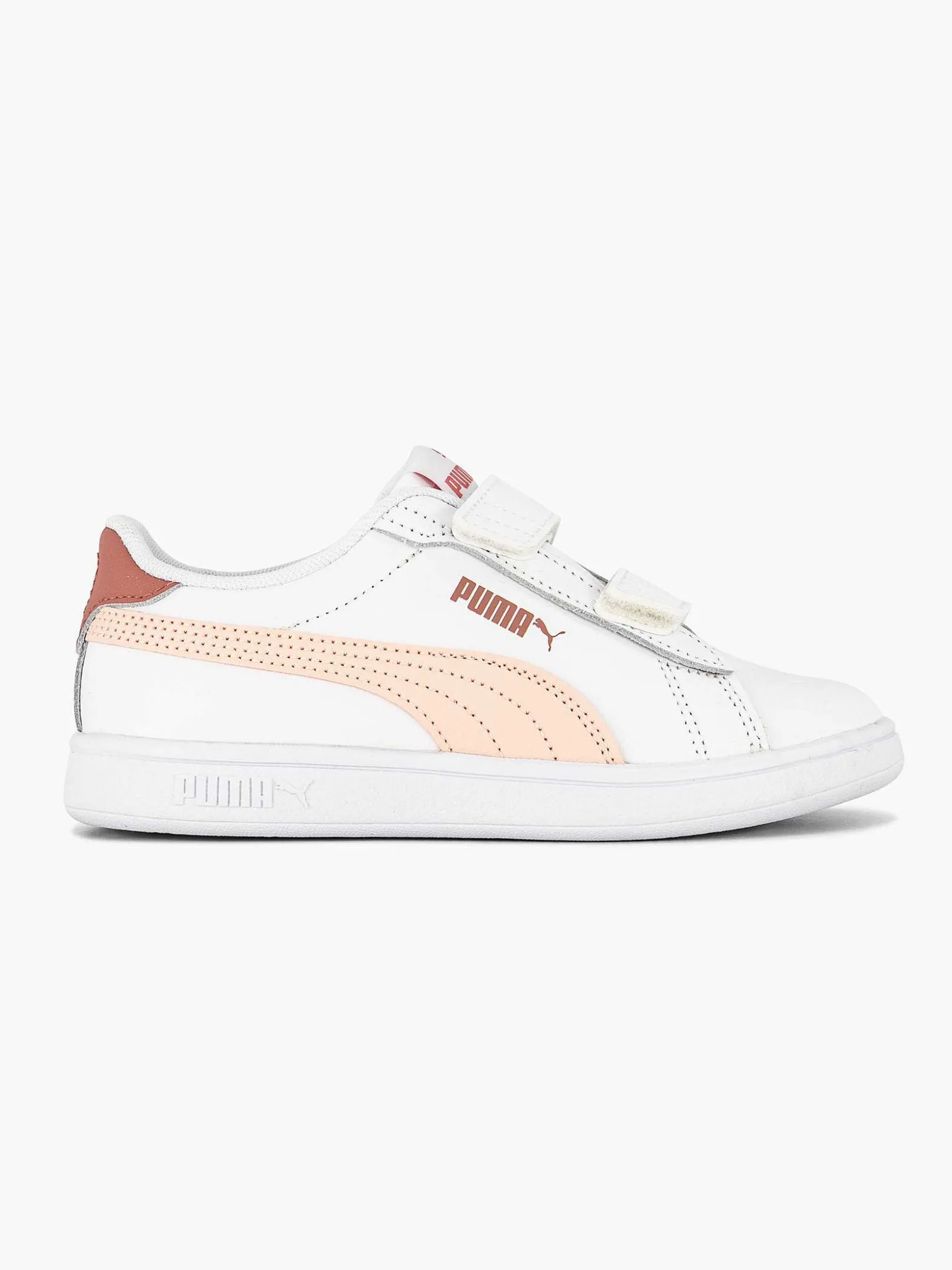 Puma Witte Smash 3.0 L V Ps-Kinderen Jongensschoenen