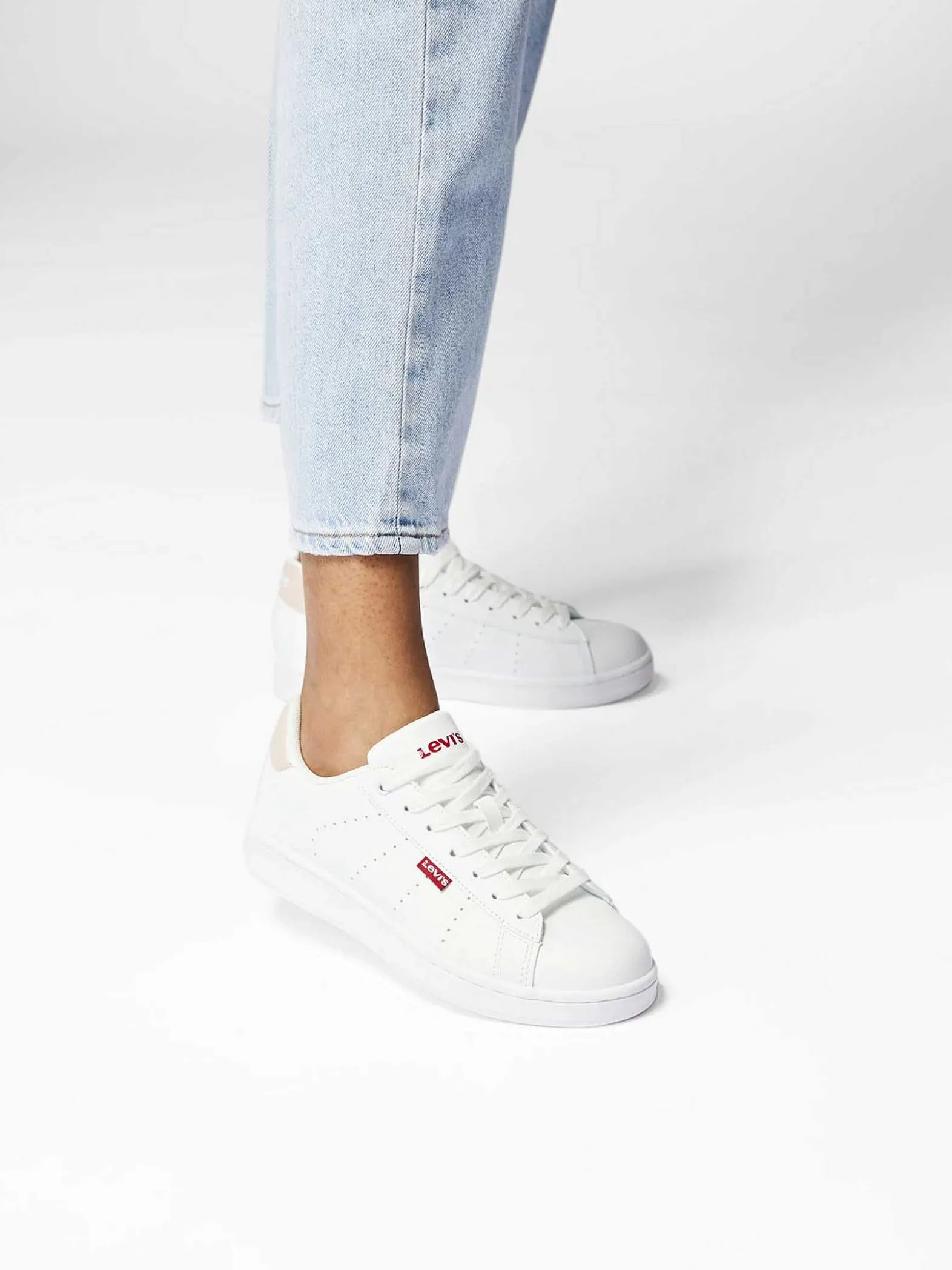 Levis Witte Sneaker-Dames Sneakers