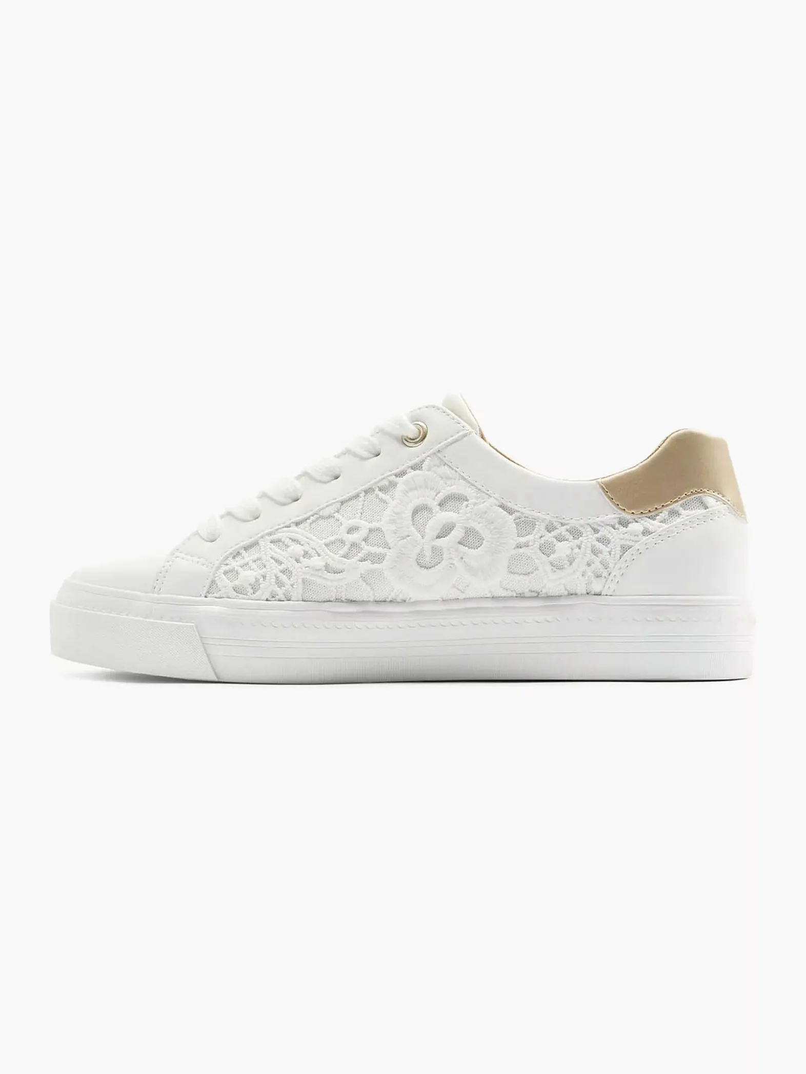 Graceland Witte Sneaker-Dames Sneakers
