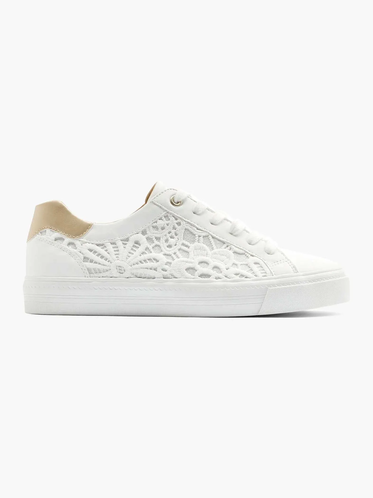 Graceland Witte Sneaker-Dames Sneakers