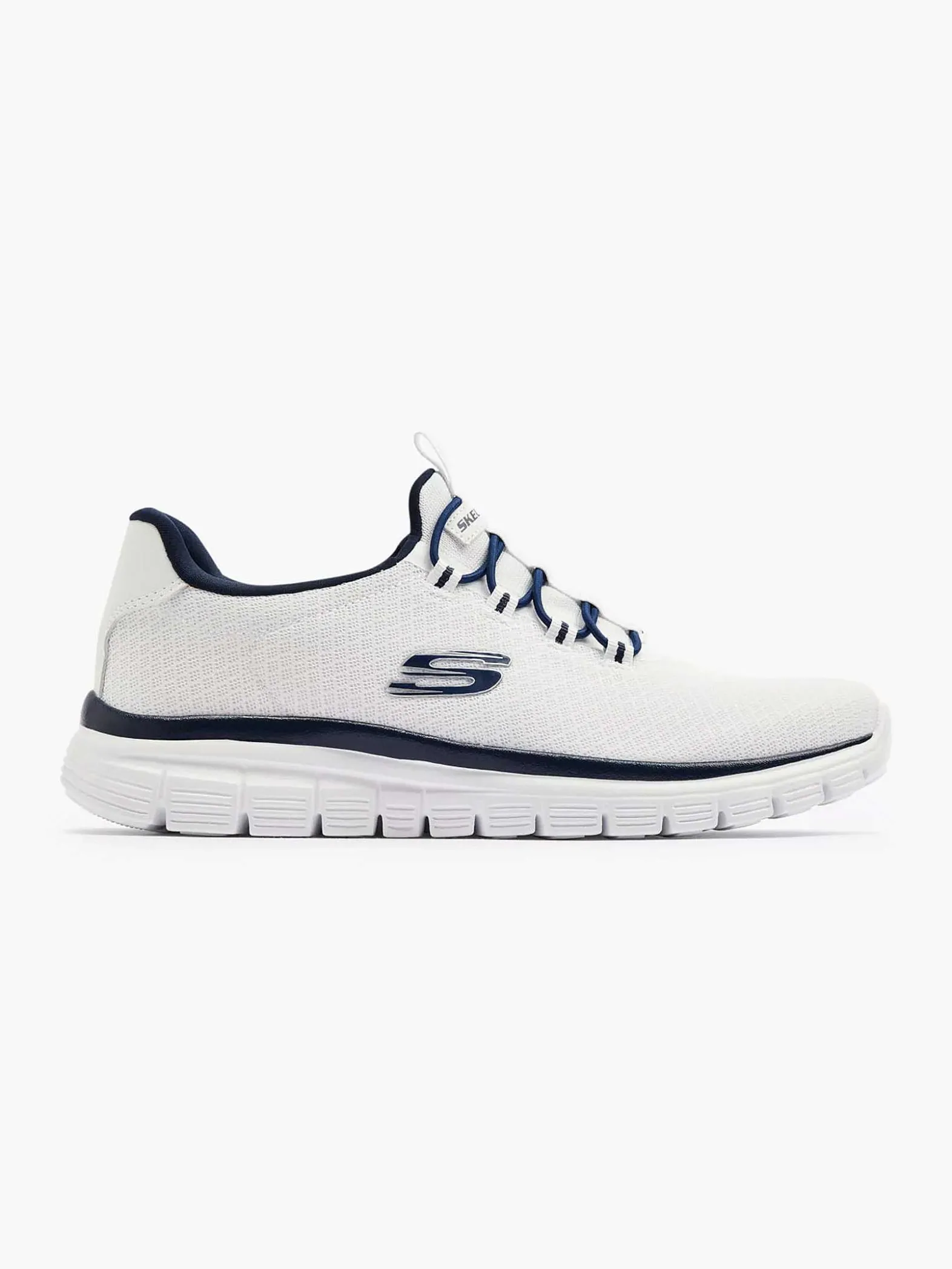 Skechers Witte Sneaker-Heren Sneakers