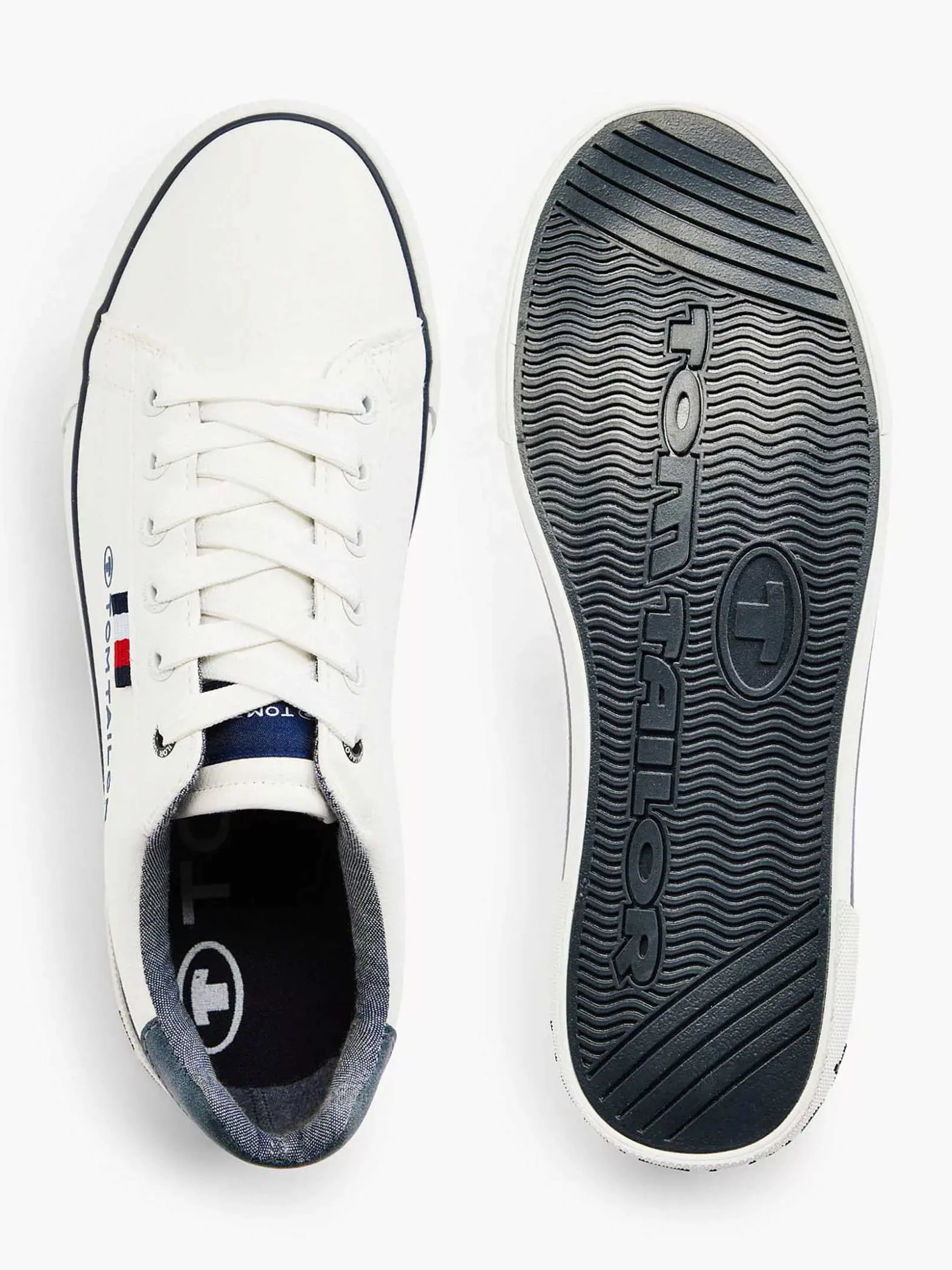 TOM TAILOR Witte Sneaker-Heren Sneakers