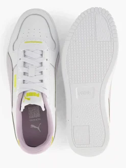 Puma Witte Sneaker Carina Street Shine-Dames Sneakers