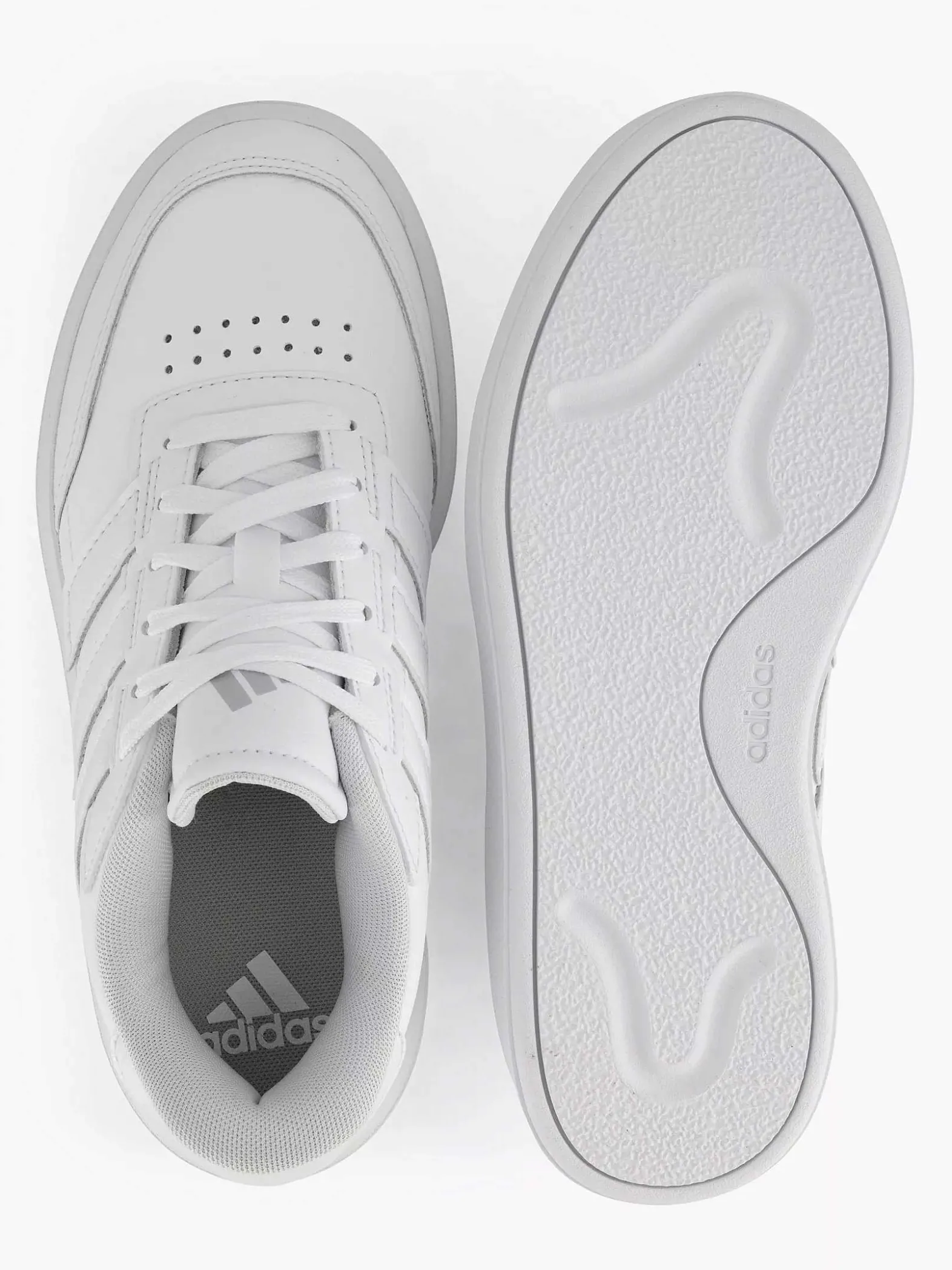 adidas Witte Sneaker Courtblock-Dames Sneakers