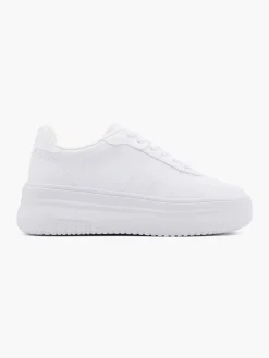 Graceland Witte Sneaker Platform-Dames Sneakers