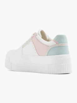 Graceland Witte Sneaker Platform-Dames Sneakers