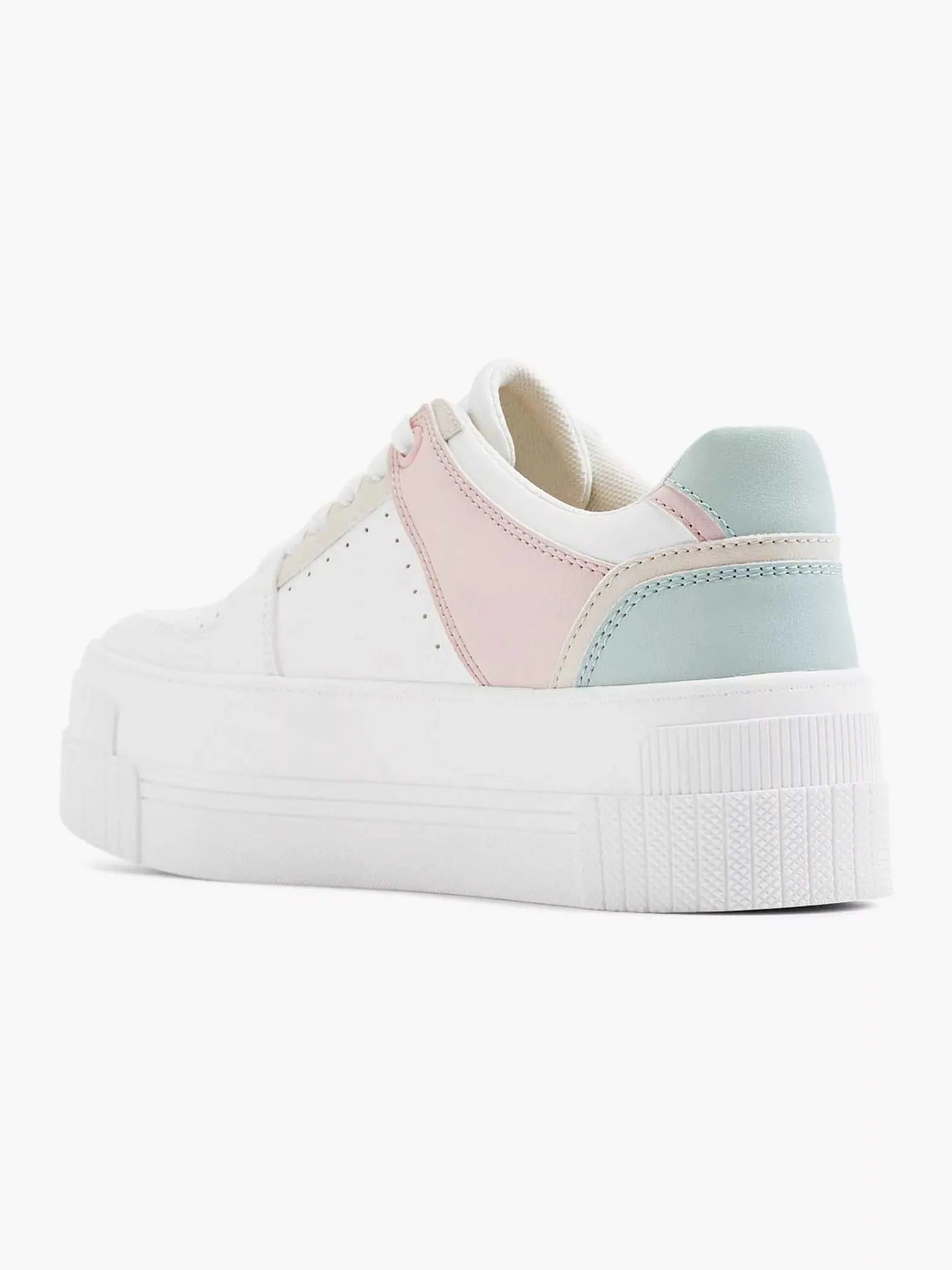 Graceland Witte Sneaker Platform-Dames Sneakers