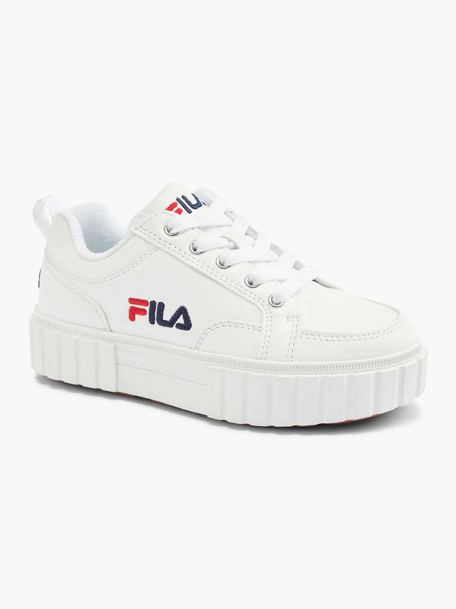FILA Witte Sneaker Platform-Kinderen Jongensschoenen