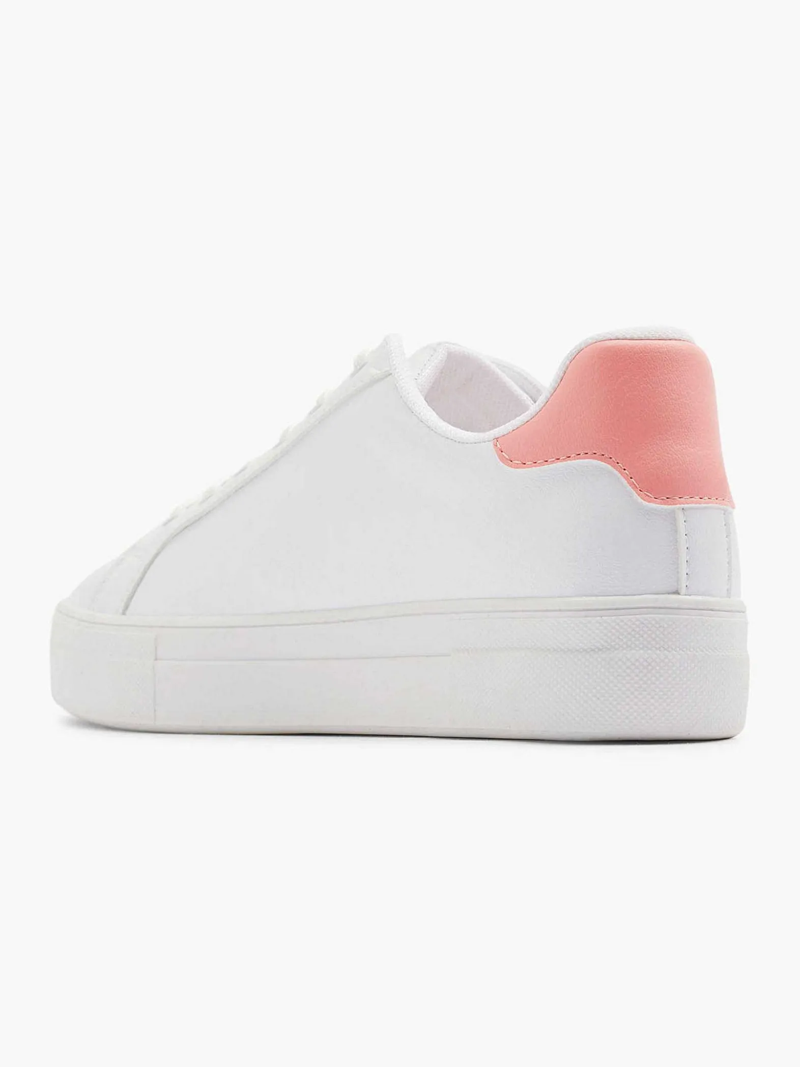 Graceland Witte Sneaker Roze Bloemen-Dames Sneakers