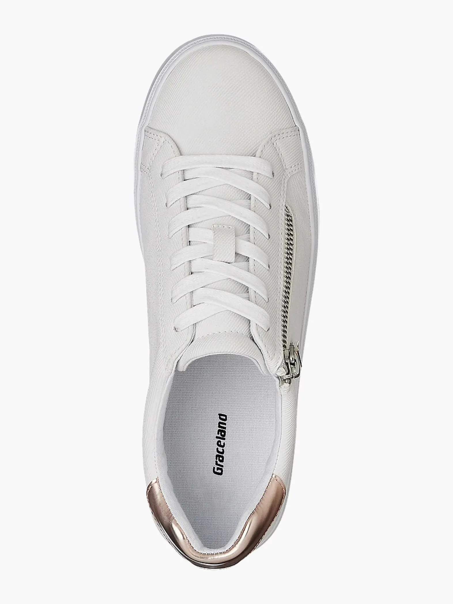Graceland Witte Sneaker Sierrits-Dames Sneakers