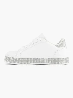 Graceland Witte Sneaker Steentjes-Kinderen Jongensschoenen