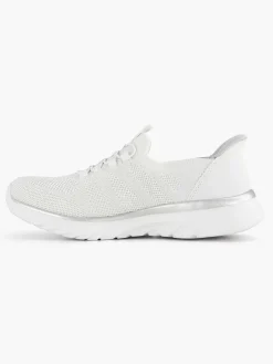 Skechers Witte Sneaker Swift Fit - Hands Free Sole Provider-Dames Sneakers