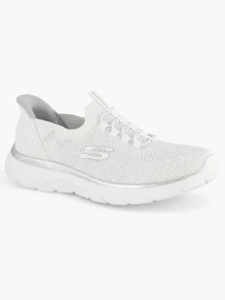 Skechers Witte Sneaker Swift Fit - Hands Free Sole Provider-Dames Sneakers