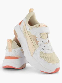 Puma Witte Sneaker Trinity Lite Ac-Kinderen Jongensschoenen