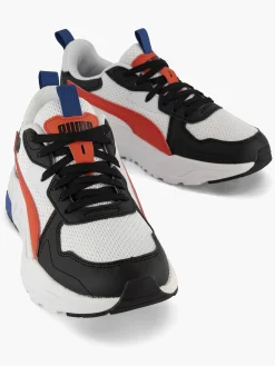 Puma Witte Sneaker Trinity Lite Jr-Kinderen Babyschoenen