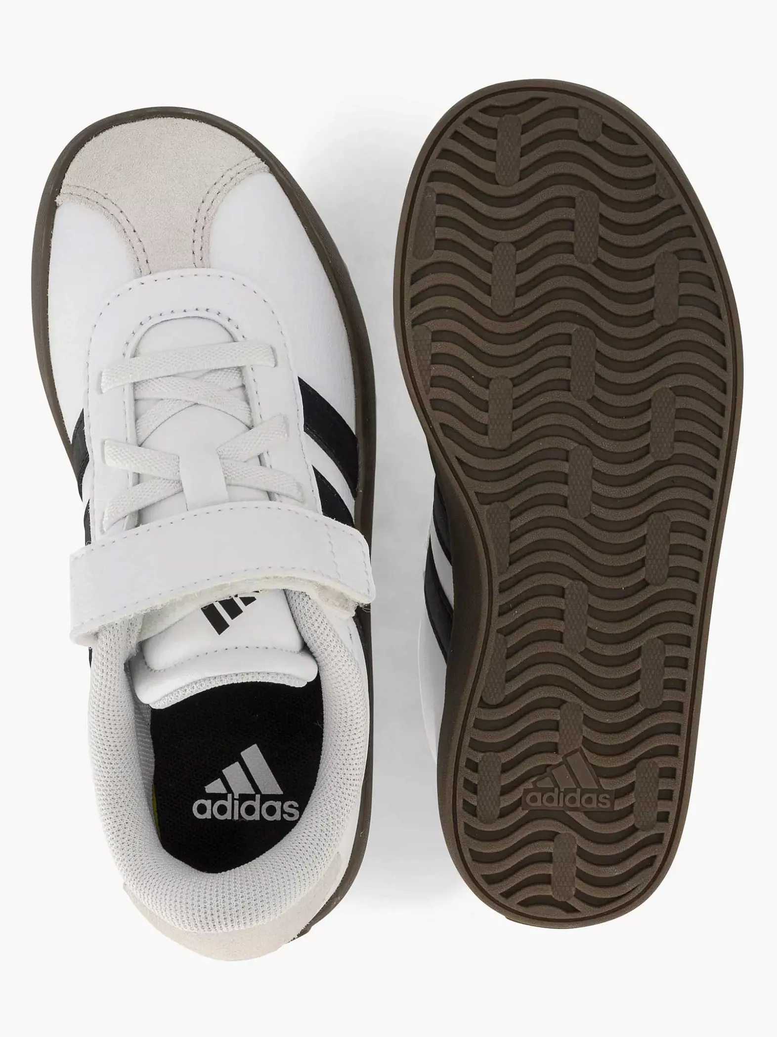 adidas Witte Sneaker Vl Court 3.0 El C-Kinderen Jongensschoenen