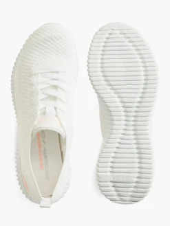 Skechers Witte Social Muse - Scene Lover-Dames Sneakers