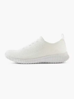Skechers Witte Social Muse - Scene Lover-Dames Sneakers