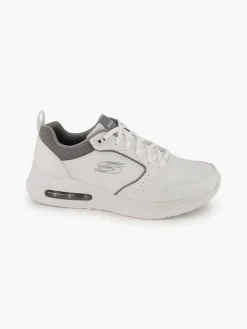 Skechers Witte Solitair-Heren Sneakers