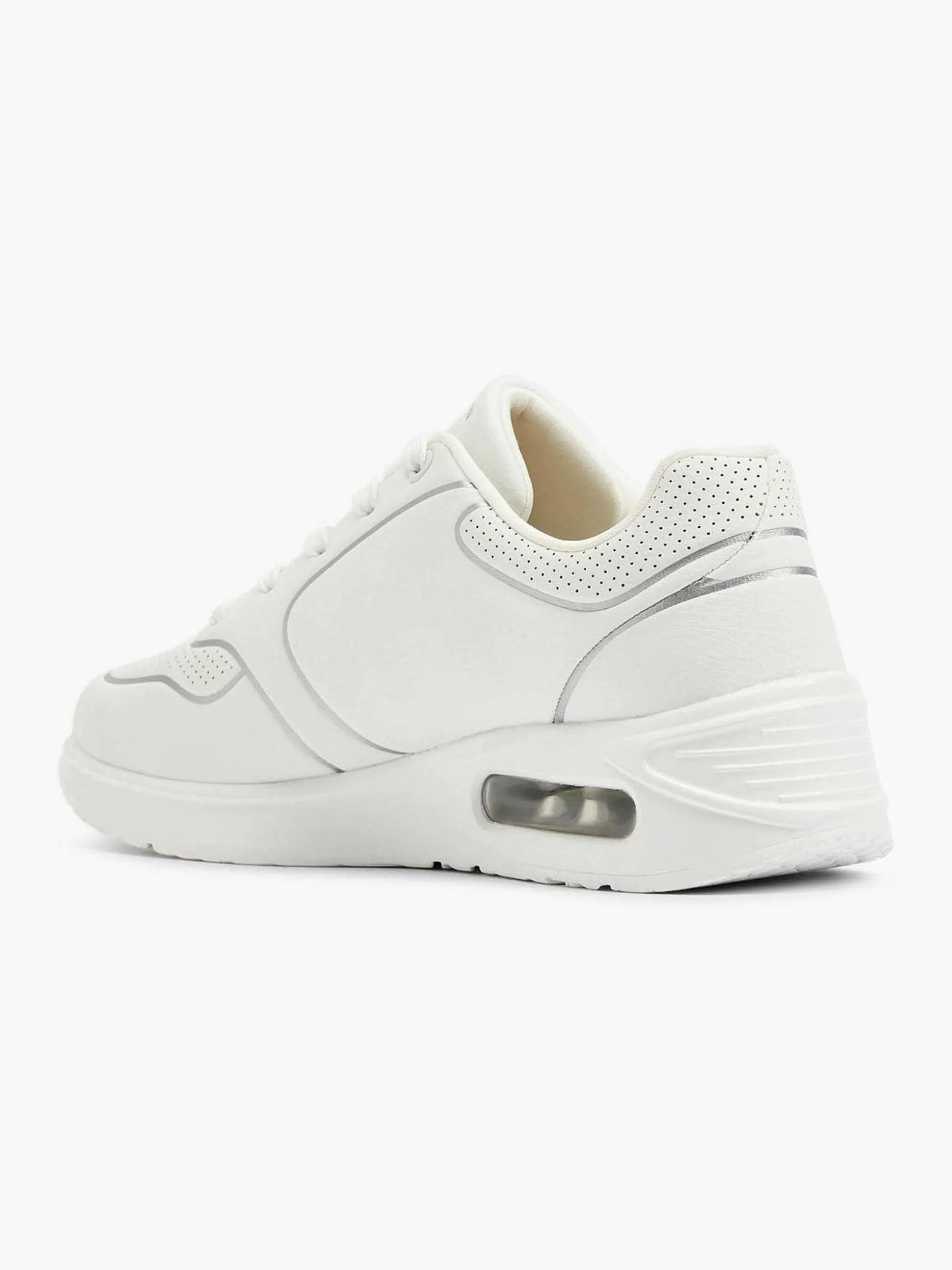 Skechers Witte Solitair- Pristina-Dames Sneakers