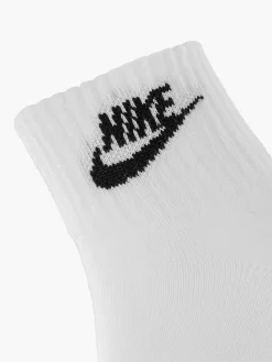 Nike Witte U Nk Nsw Everyday Essential An 38-42-Heren Sokken