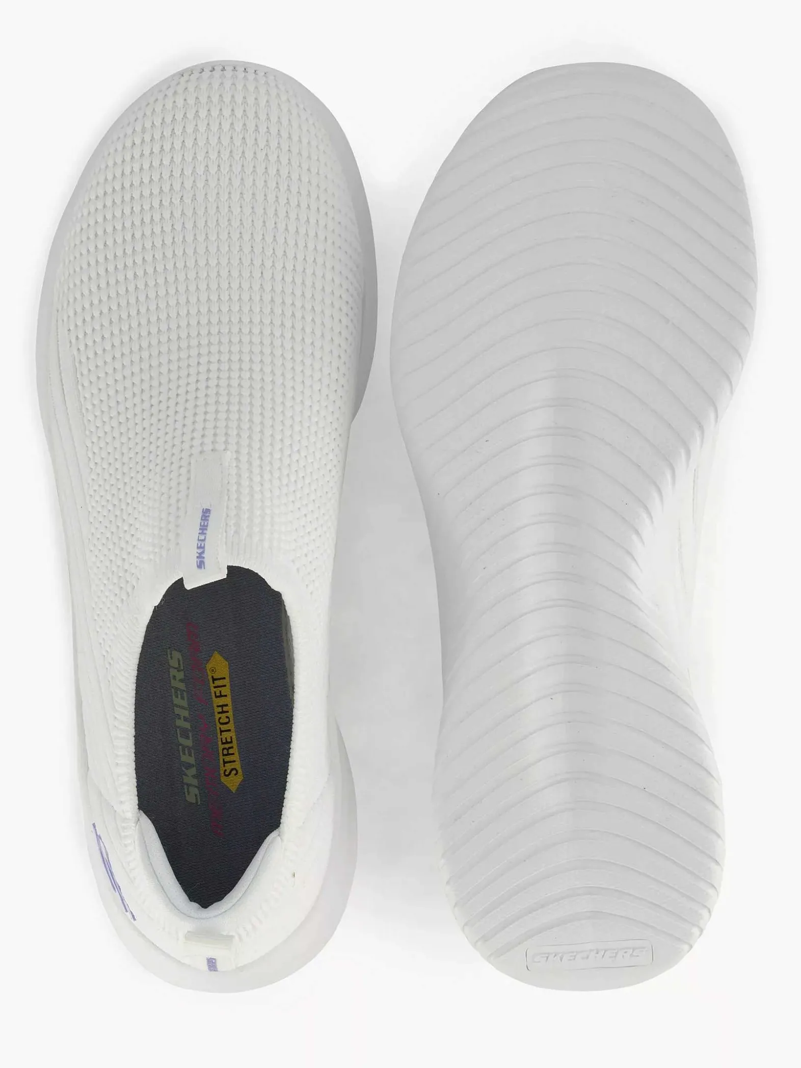 Skechers Witte Zinergy-Dames Sneakers