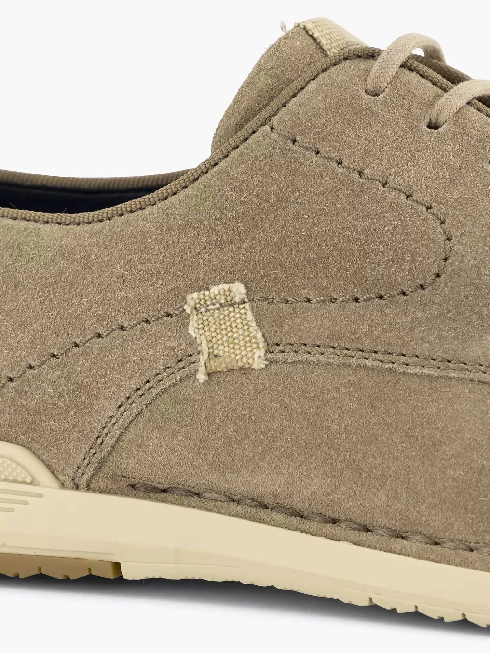 Gallus Zandkleurige Leren Veterschoen-Heren Geklede Schoenen