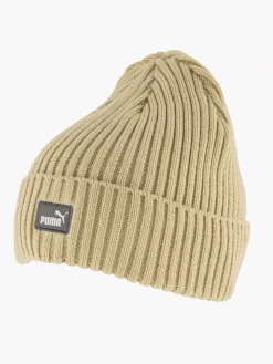 Puma Zandkleurige Classic Cuff Beanie-Dames Online Exclusive Accessoires
