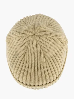 Puma Zandkleurige Classic Cuff Beanie-Dames Online Exclusive Accessoires