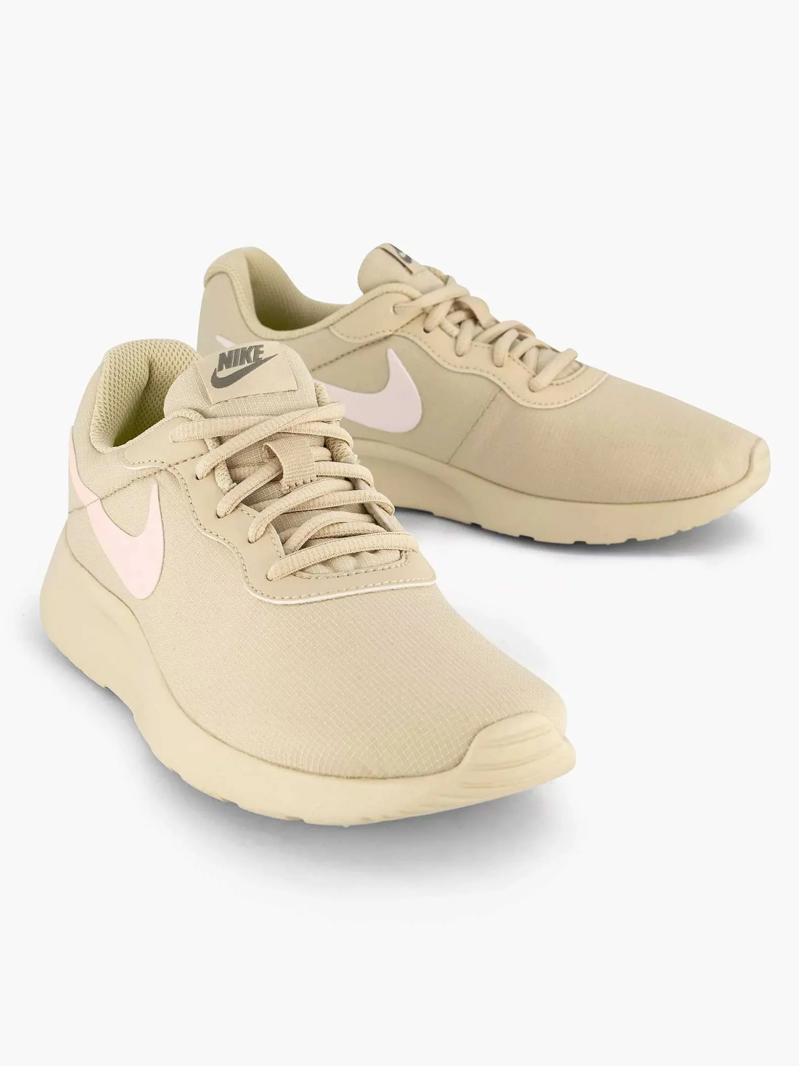 Nike Zandkleurige Tanjun Refine-Dames Sneakers