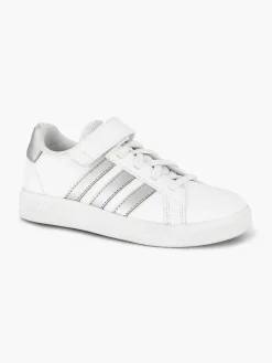 adidas Zilveren Grand Court 2.0 El K-Kinderen Jongensschoenen