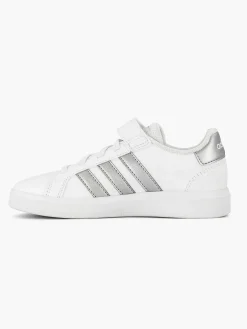 adidas Zilveren Grand Court 2.0 El K-Kinderen Jongensschoenen