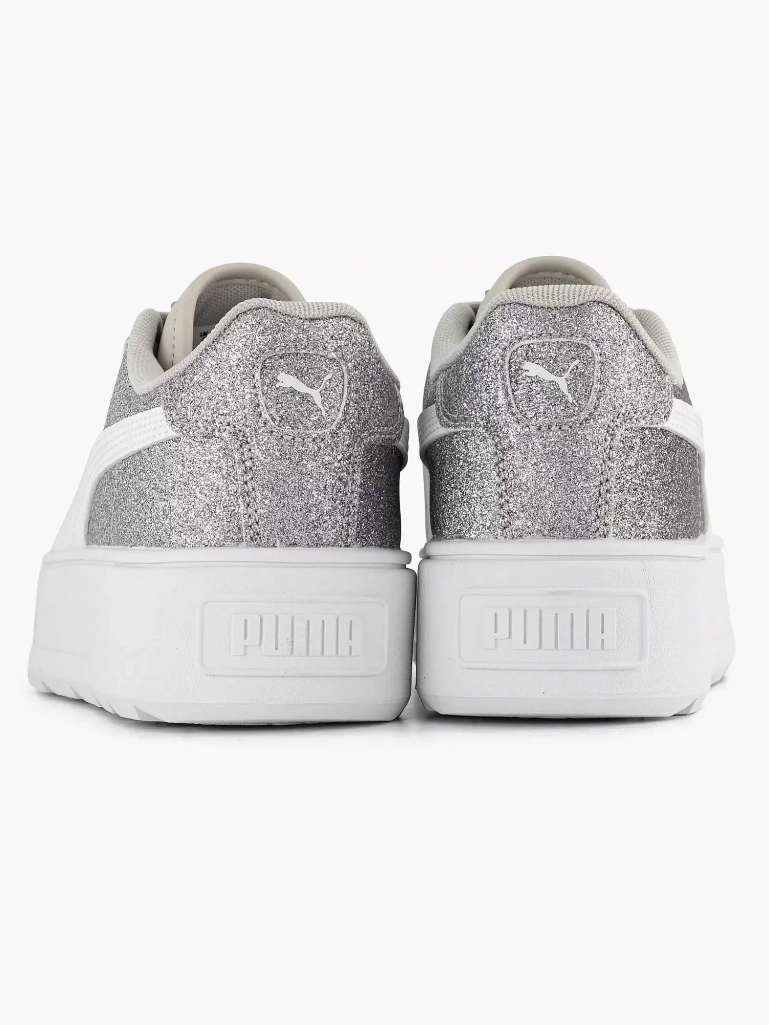 Puma Zilveren Karmen Glitz Jr-Dames Sneakers