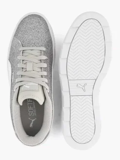Puma Zilveren Karmen Glitz Jr-Dames Sneakers