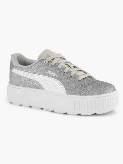 Puma Zilveren Karmen Glitz Jr-Dames Sneakers