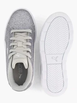 Puma Zilveren Karmen Glitz Ps Glitter-Kinderen Jongensschoenen