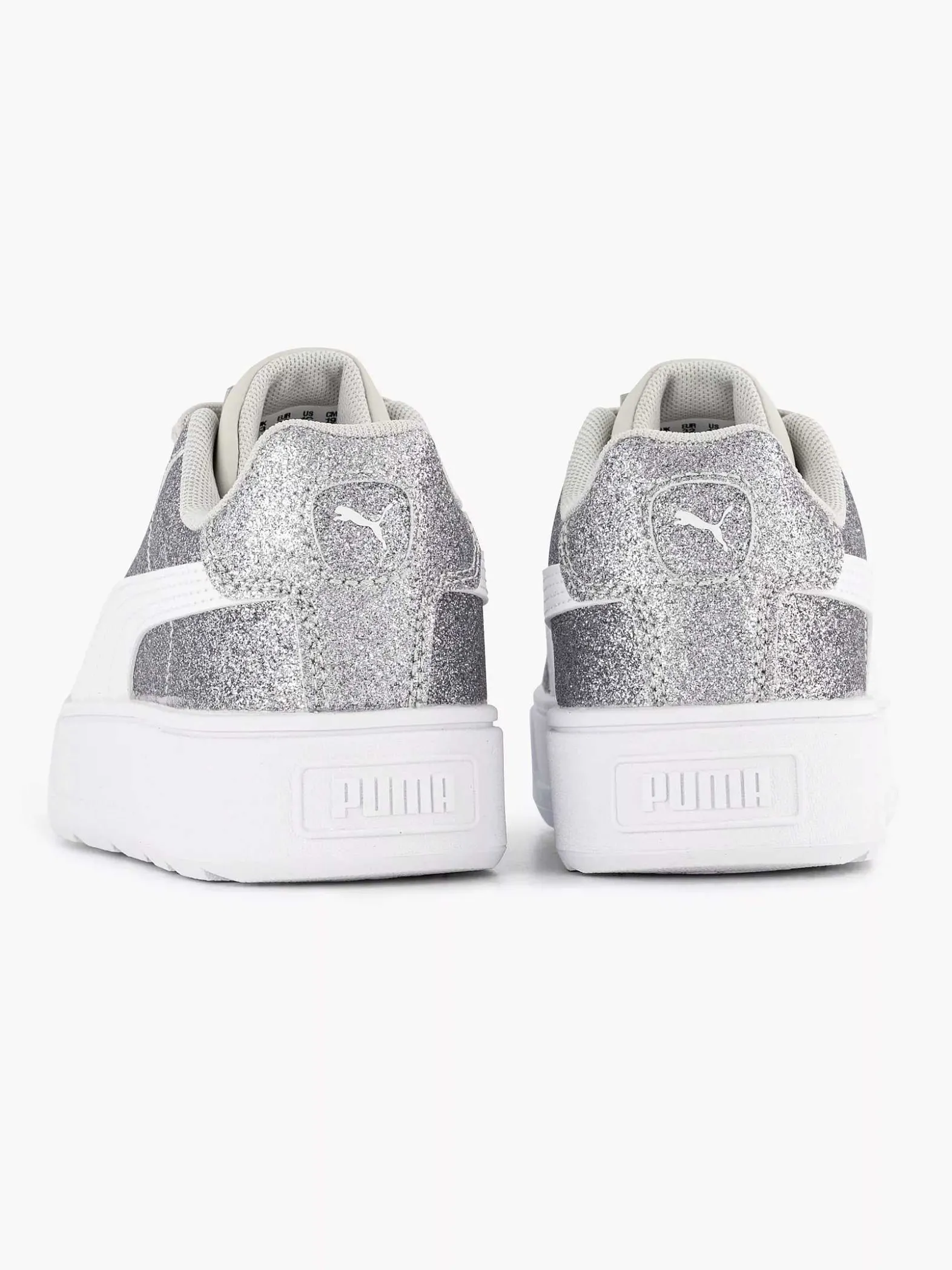 Puma Zilveren Karmen Glitz Ps Glitter-Kinderen Jongensschoenen