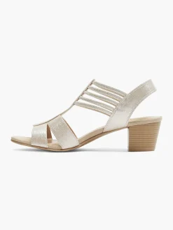 Graceland Zilveren Sandalette-Dames Sandalen