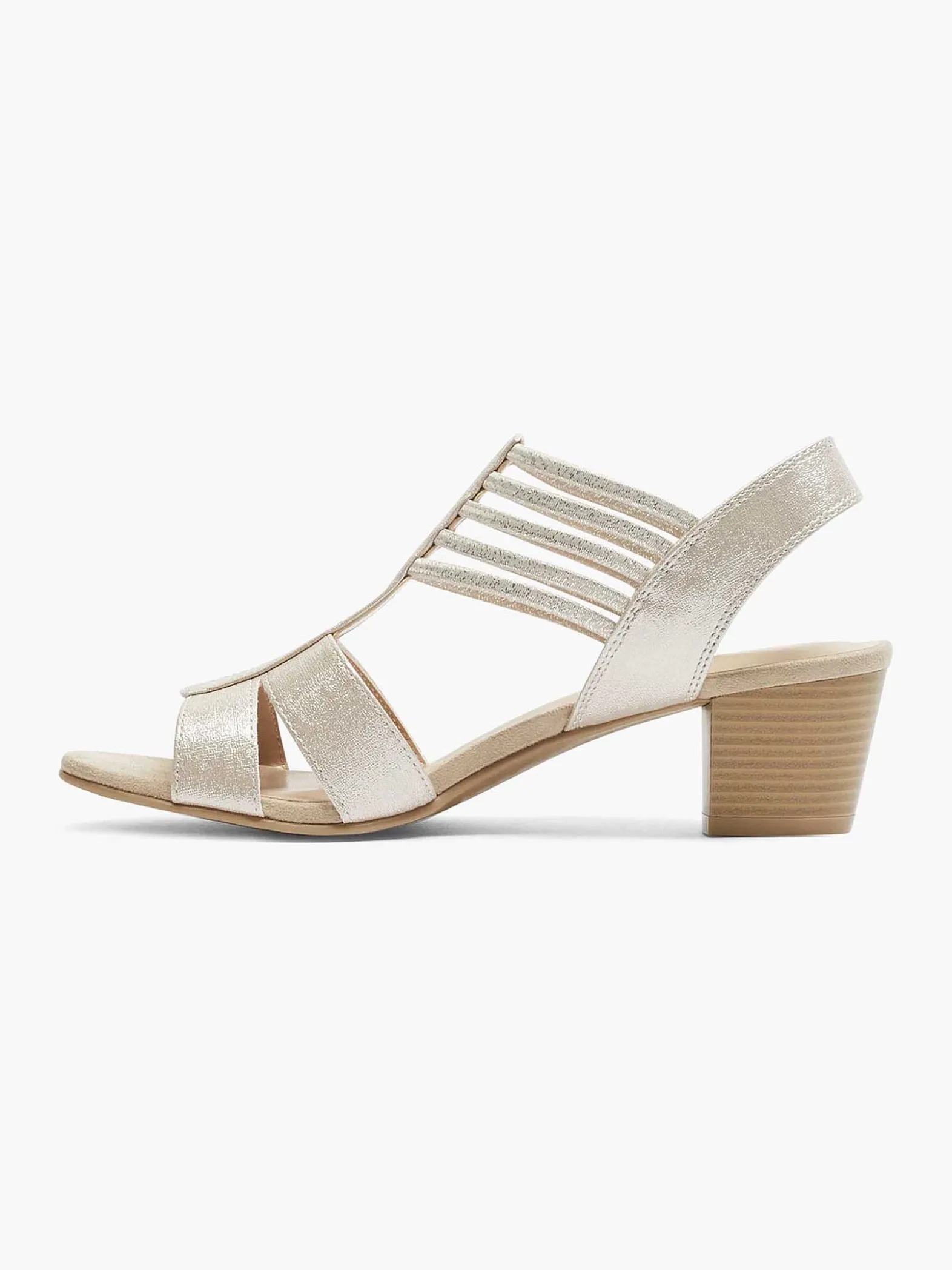 Graceland Zilveren Sandalette-Dames Sandalen