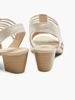 Graceland Zilveren Sandalette-Dames Sandalen
