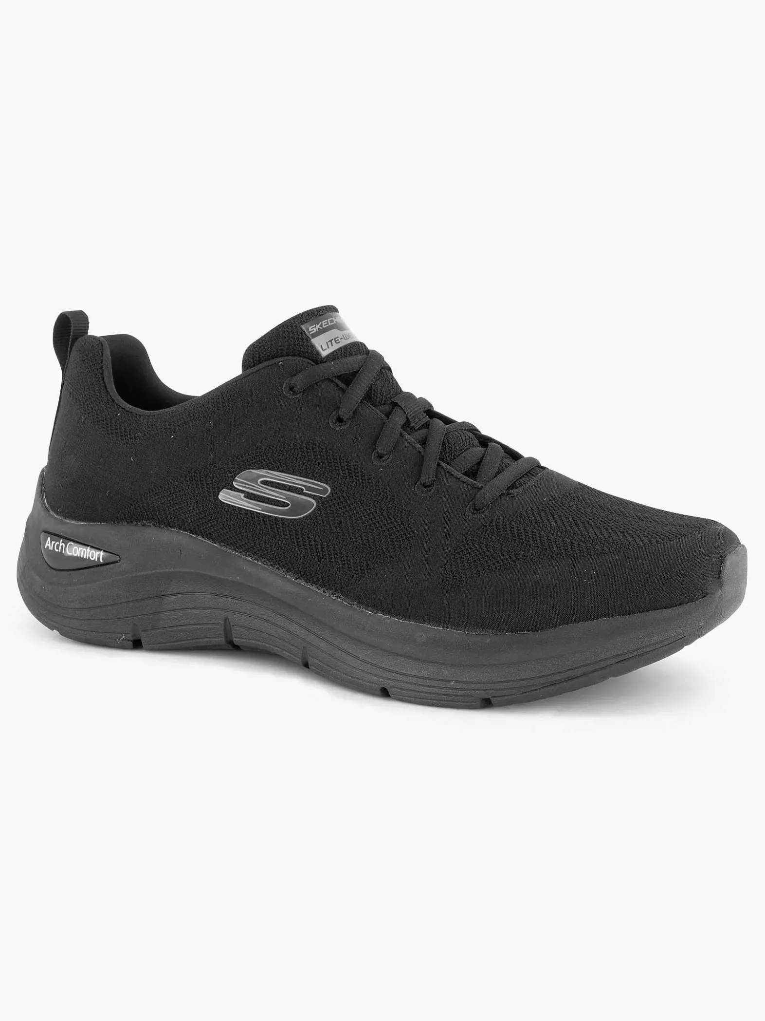 Skechers Zwarte Arch Comfort Deep Breath-Dames Sneakers