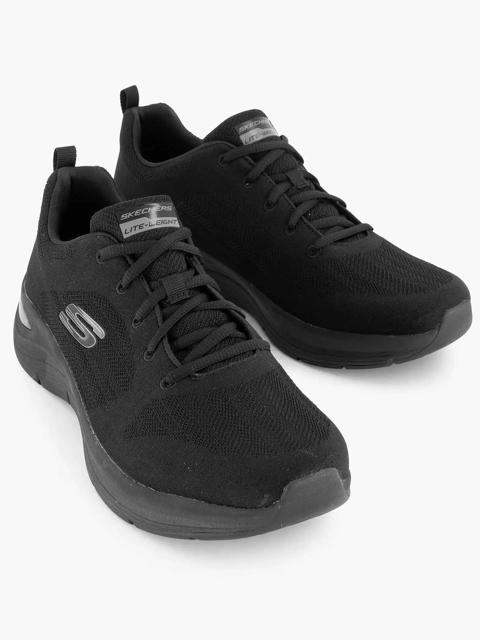 Skechers Zwarte Arch Comfort Deep Breath-Dames Sneakers