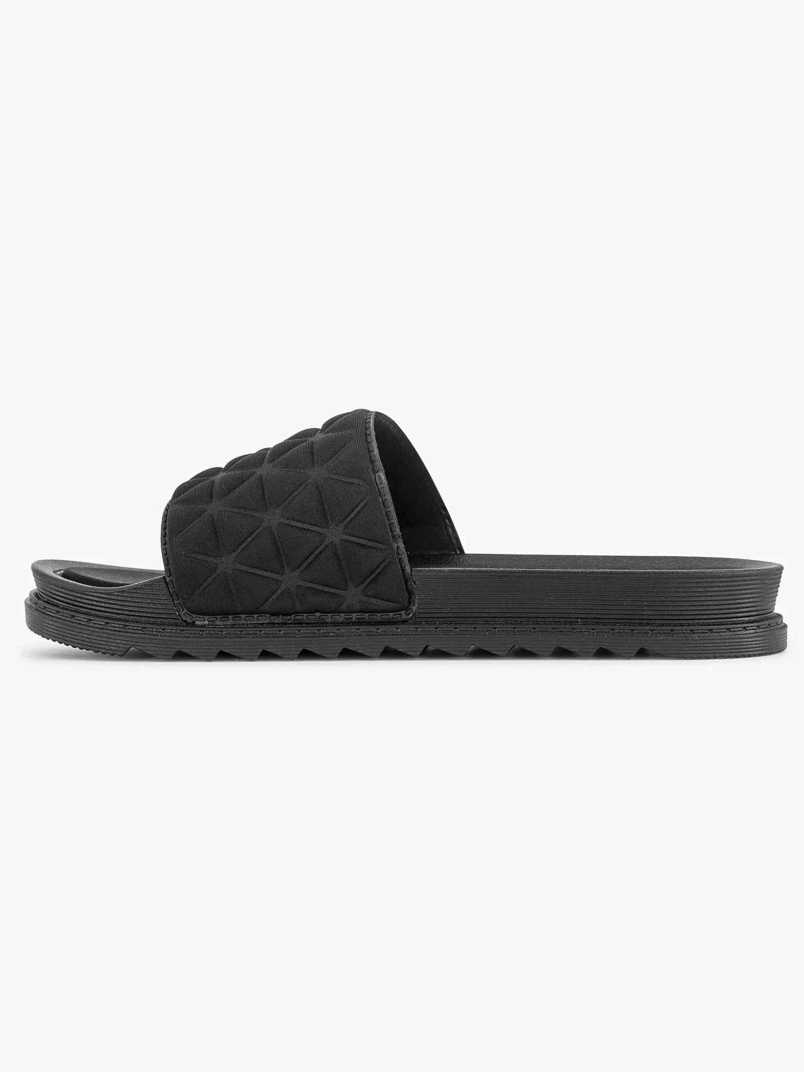 Oxmox Zwarte Badslipper-Dames Slippers