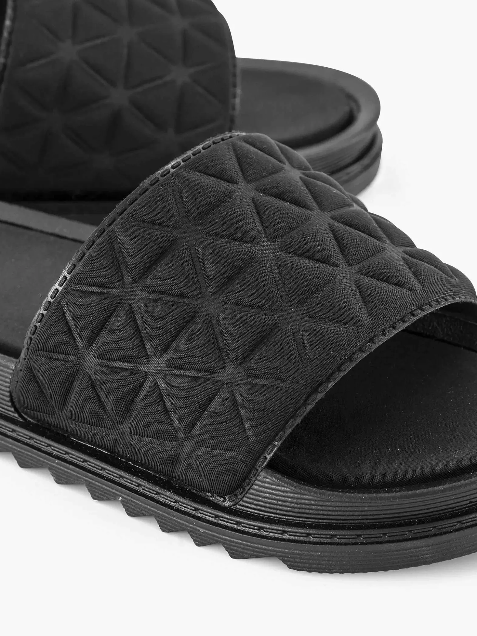 Oxmox Zwarte Badslipper-Dames Slippers