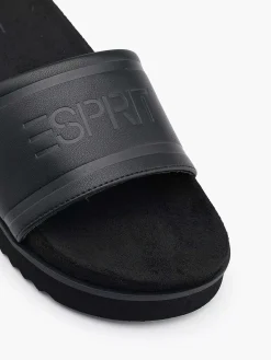 Esprit Zwarte Badslipper-Dames Slippers