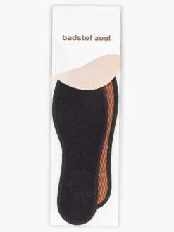 vanHaren Zwarte Badstof Zool 35-36-Kinderen Babyschoenen